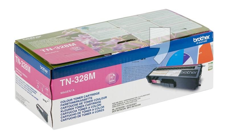 Brother Toner Brother do HL-4570CDW/DCP9270CDN/MFC9970CDW | 6 000 str. | magenta TN328M