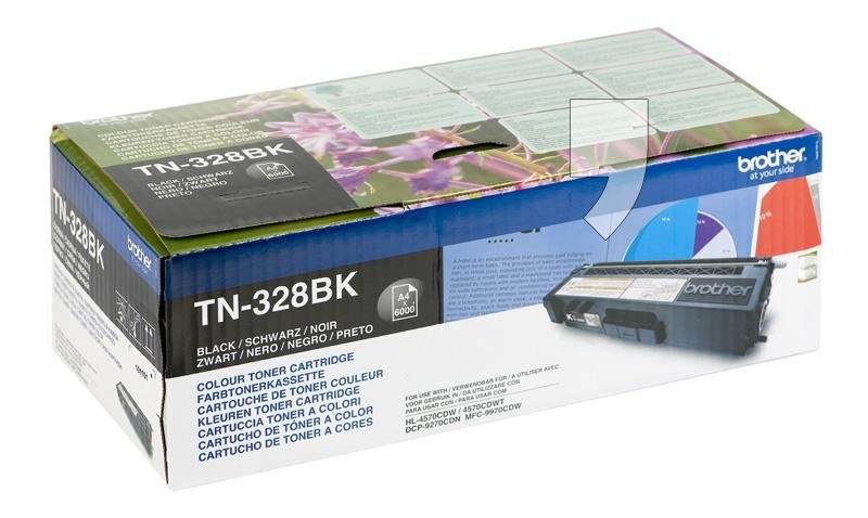 Brother TN328BK toner TN-328BK Black 6000stron TN328BK