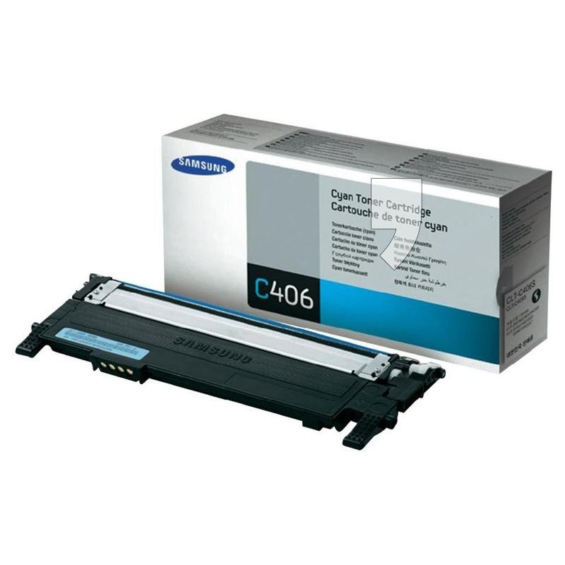 Samsung Electronics Polska Toner Samsung niebieski CLTC406S=CLT-C406S, 1000 str. EXPSA1TSA0150