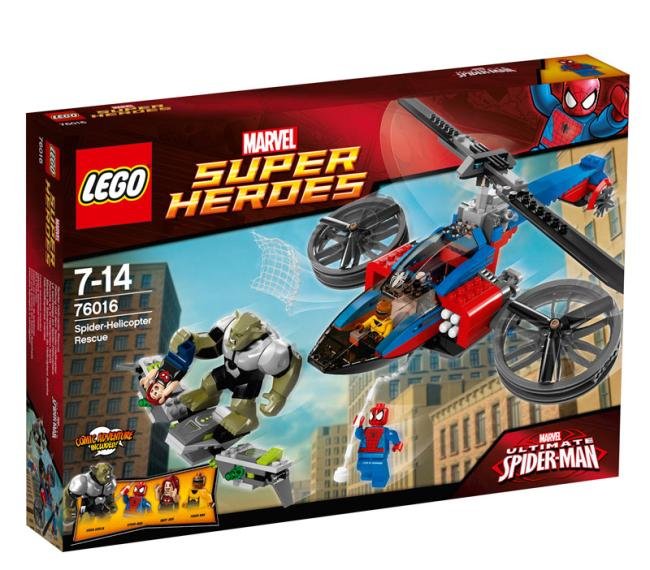 LEGO Super Heroes CENTRUM RATUNKOWE PAJĄKA 76016