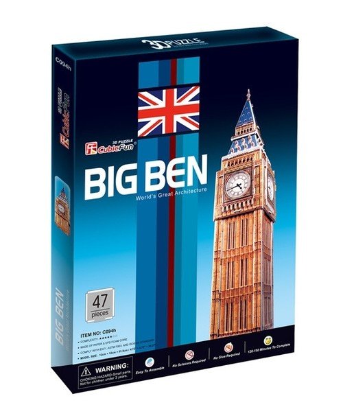 Cubicfun 3D ZEGAR BIG BEN C094H