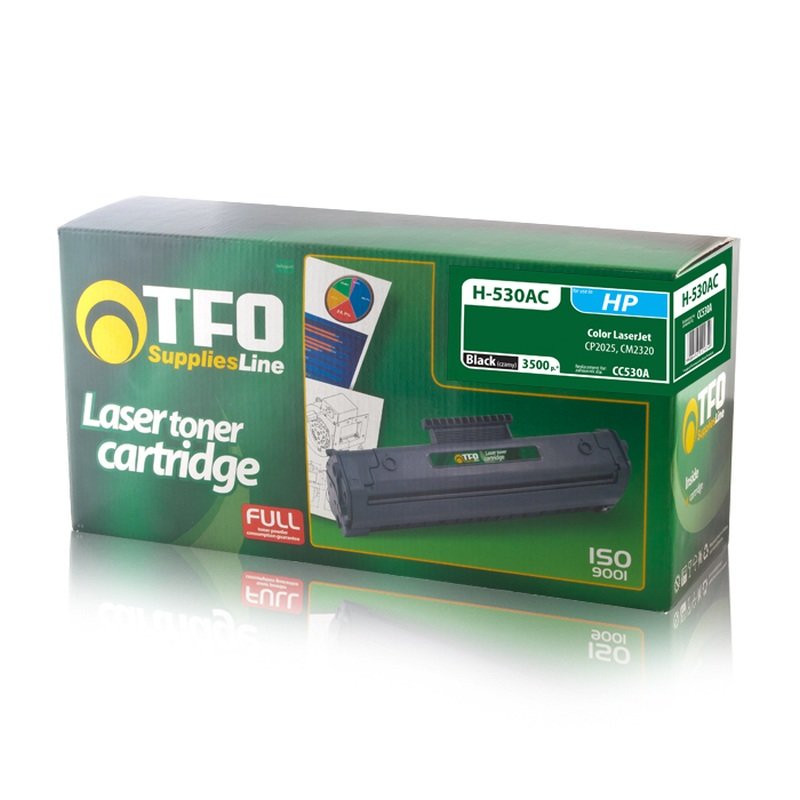 TelForceOne toner HP 304A H-530AC CC530A Black 3500stron