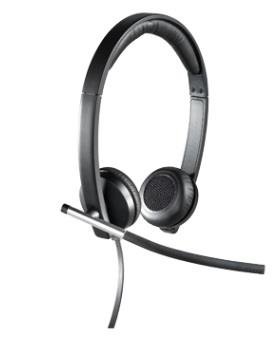 Logitech Stereo H650e czarne (981-000519)