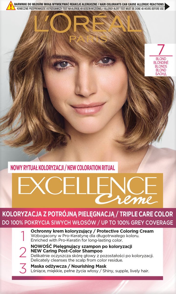 L'oreal L'OREAL EXCELLENCE CREME FARBA NR 7.00