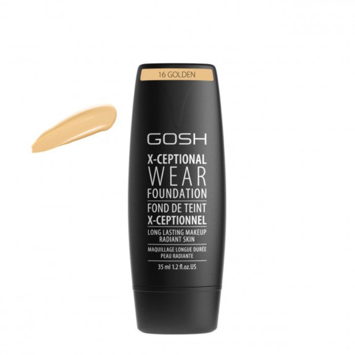 Gosh X-Ceptional Wear Make-Up Nr 16 Golden Podkład kryjący 35 ml