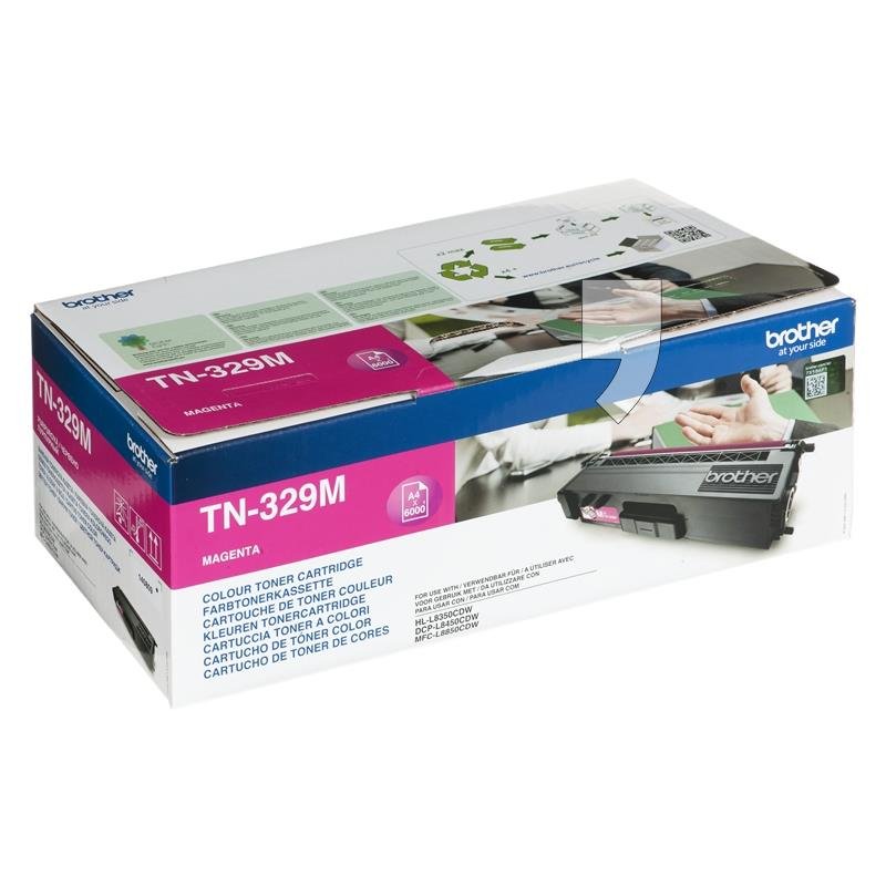 Brother Toner Brother czerwony TN329M=TN-329M 6000 str