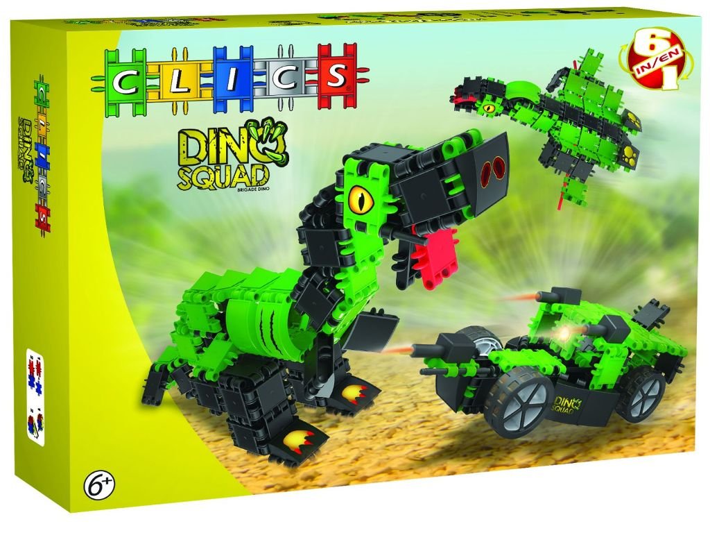 Clics NIEUSTALONE KLOCKI AB004 Dino Squad box (AB-004)