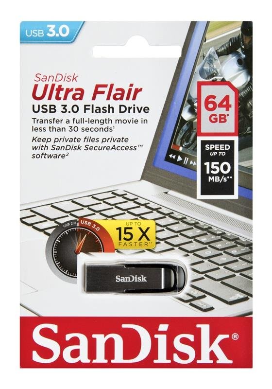 SanDisk Ultra Flair 64GB (SDCZ73-064G-G46)