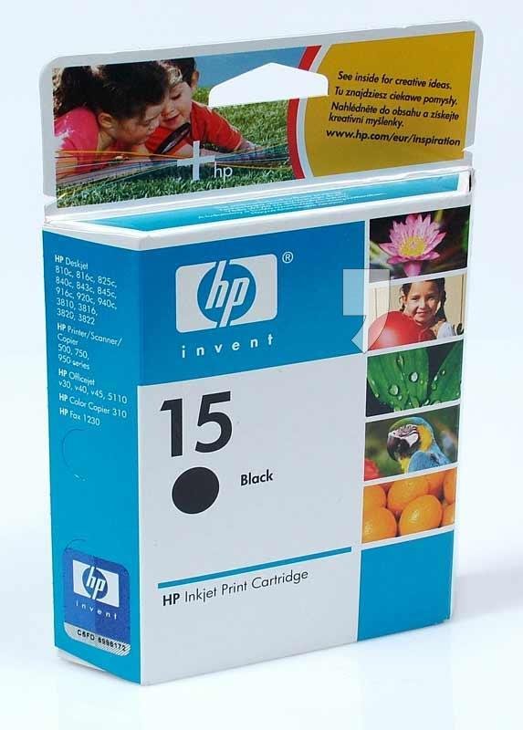 Tusz HP 15, czarny, 25 ml