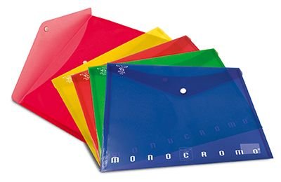Pigna Teczka na dokumenty zapinana zatrzaskiem A5 Monocromo mix kolorów