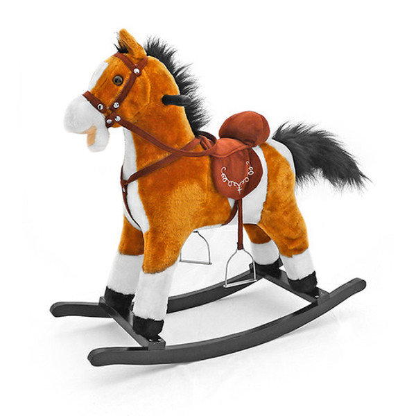 Milli Malli Milly Mally Koń na biegunach Mustang jasny brąz 0073