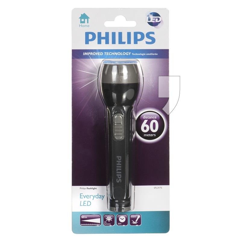 Фото - Ліхтарик Philips LATARKA  SFL3175/10 ODPORNA LED CZARNA 