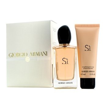 Giorgio Armani Si zestaw 100 ml Woda perfumowana spray balsam do ciała 75 ml