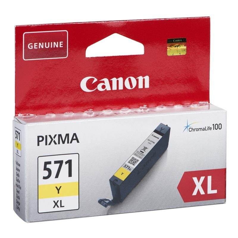Canon Tusz CLI 571Y XL do Pixma MG 5750/6850/7750 | 11ml | yellow 0334C001