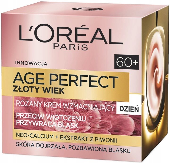 Loreal Paris Paris Age Perfect Neo-Calcium Cream różany krem wzmacniający na dzień 50ml