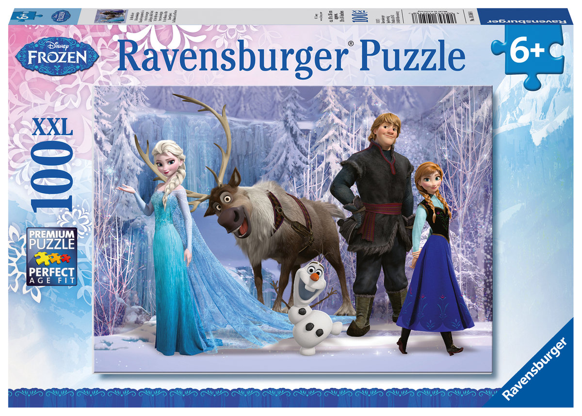 Ravensburger Puzzle 100 el Kraina Lodu