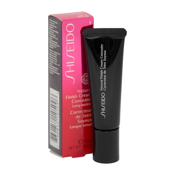 Shiseido Base Natural Finish Cream korektor o długotrwałym działaniu odcień 05 Deep Bronze 10 ml