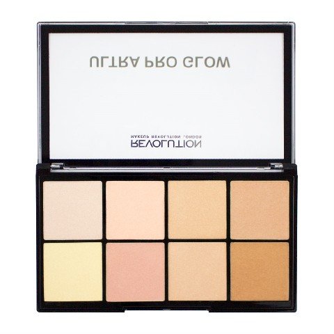 Makeup Revolution Paletka rozświetlaczy - Ultra Pro Glow Paletka rozświetlaczy - Ultra Pro Glow