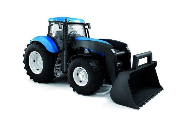 TPK1 DUŻY TRAKTOR NEW HOLLAND Z ŁYŻKĄ OTWIERANE DRZWI 1:16 683