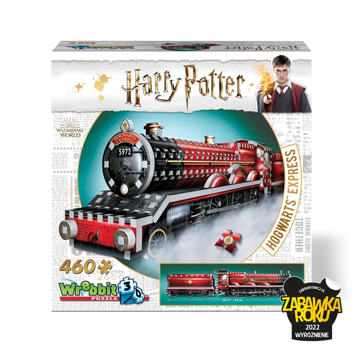 Tactic Games Puzzle 3D 460 Harry Potter Wrebbit Hogwarts Express -