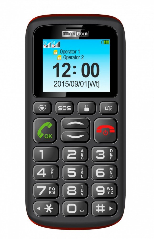 Maxcom MM428BB Dual Sim Czarny