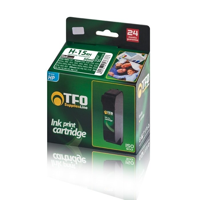 TelForceOne tusz 15 H-15RH C6615D Black 50ml następna dostawa 15 kwietnia 2017 H-15RH