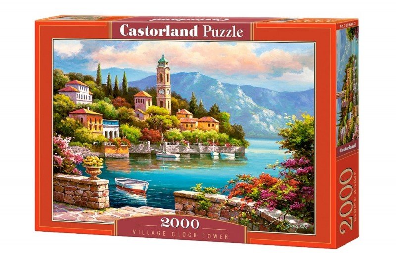 Puzzle Village Clock Tower 2000