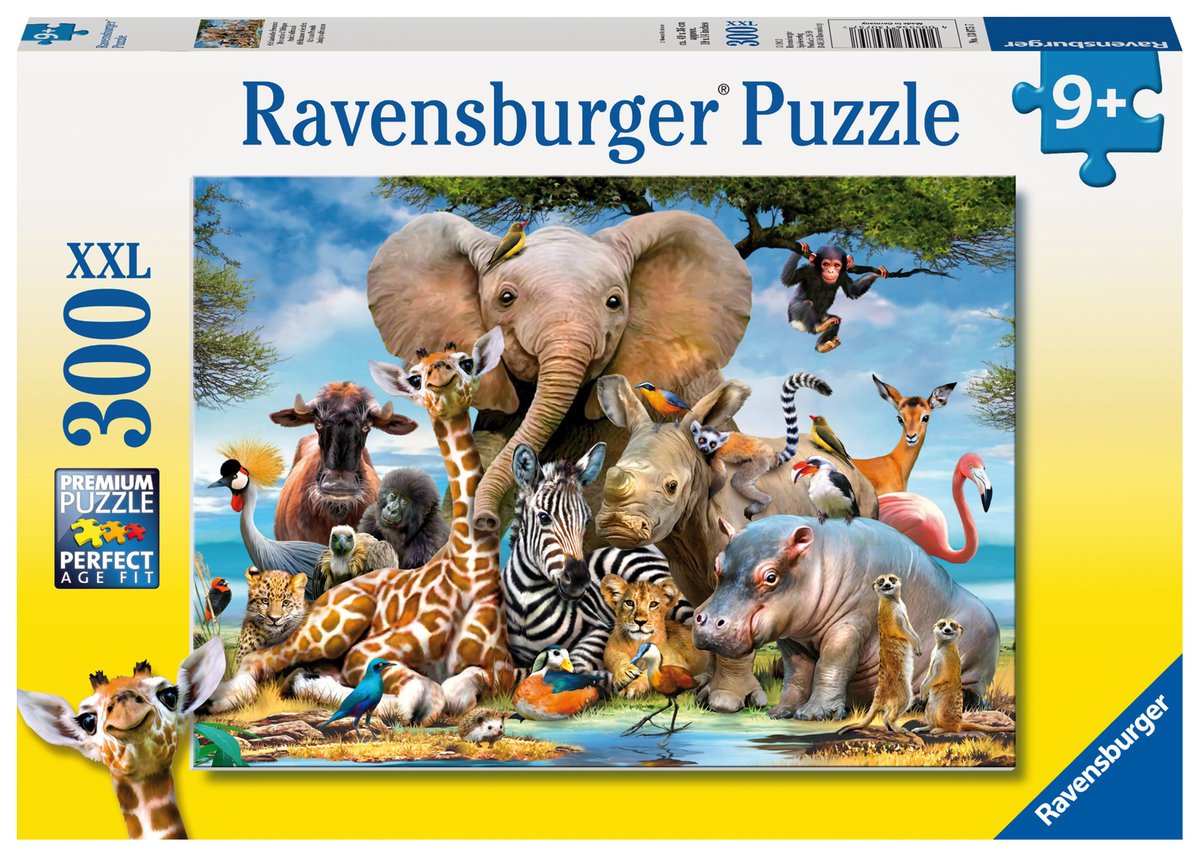 Ravensburger puzzle XXL Afrykańscy przyjaciele - 73683702938ZA