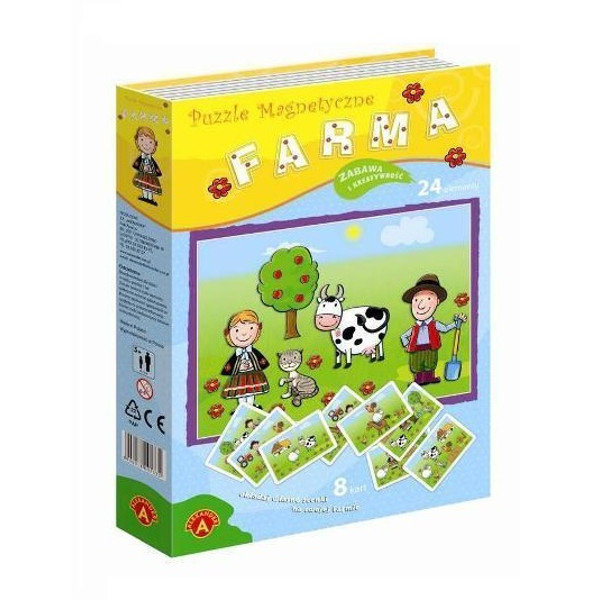 Alexander puzzle Zabawki magnetyczne Farma - GA-0759