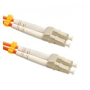 Zdjęcia - Kabel krosowy Qoltec Patchcord światłowodowy LC/UPC-LC/UPC | Multimode | 50/125U | OM2 | 