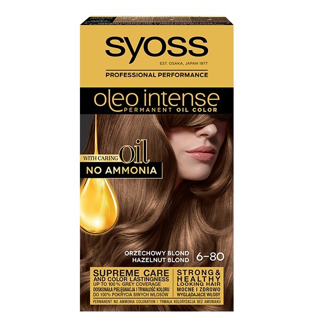 Syoss Oleo Intense 6-80 orzechowy blond
