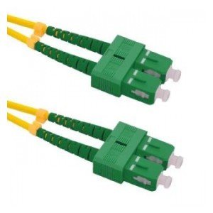 Фото - Патч-корд Qoltec Patchcord światłowodowy SC/APC SC/APC 9/125 SM 1m 