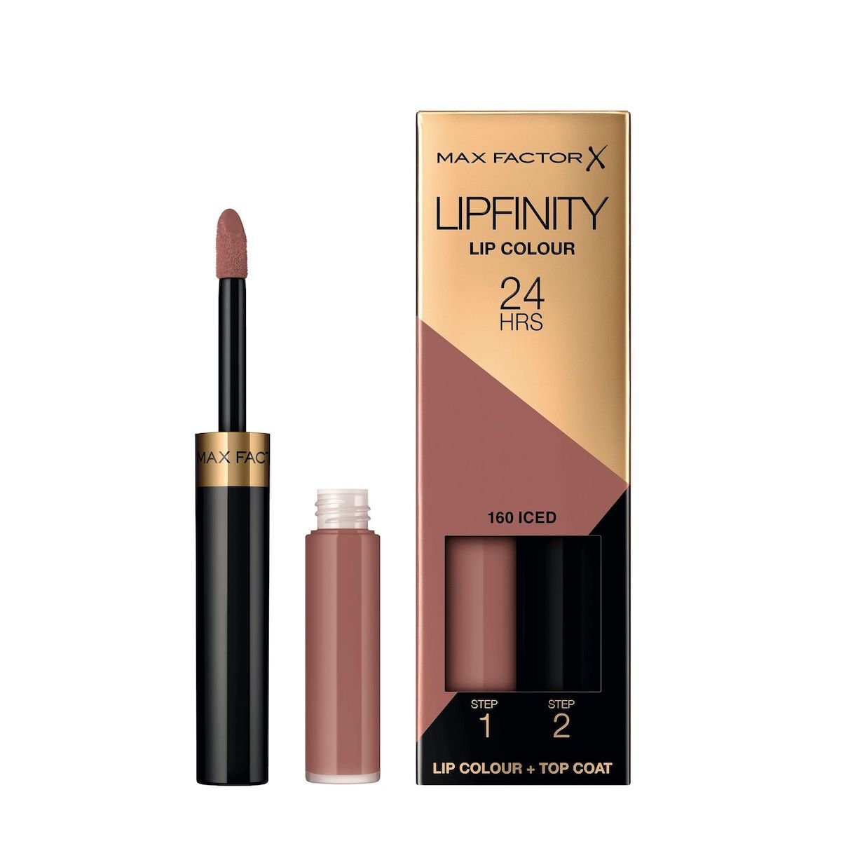 Max Factor, Lipfinity, trwała pomadka do ust 160 Iced, 2,3 ml + 1,9 g