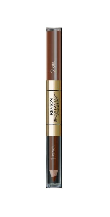 Revlon ColorStay Brow Fantasy Pencil, kredka do brwi Brunette, 0,31 g + żel do brwi, 1,18 ml