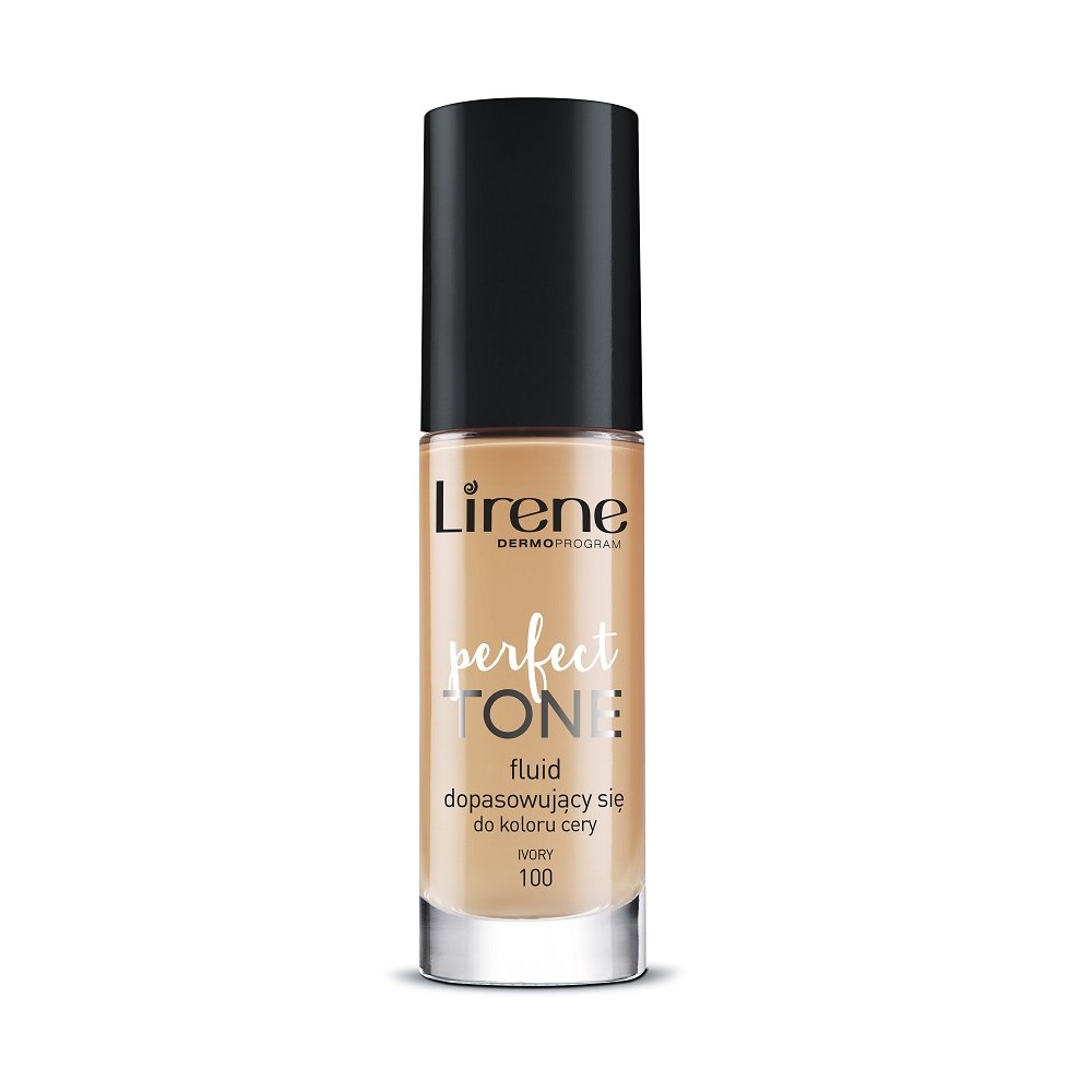 Lirene Perfect Tone, fluid dopasowujący się do koloru cery 100 Ivory, 30 ml