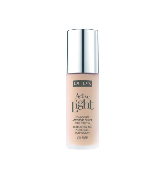 Pupa Active Light  Light Activator Foundation, Perfect Skin, spf10 Oil Free 10 PUP20013