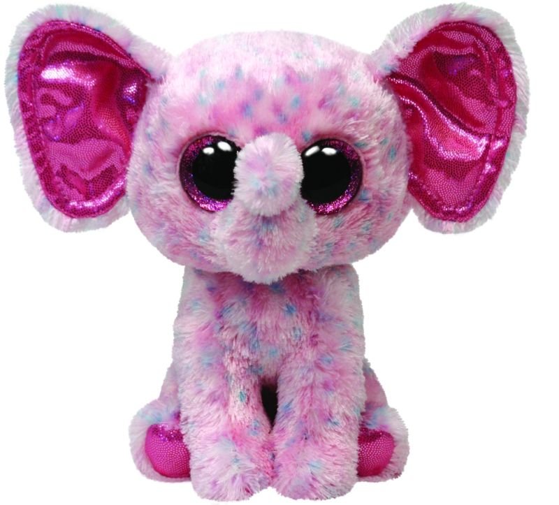 Ty Inc. Beanie Boos Ellie - różowy słonik średni