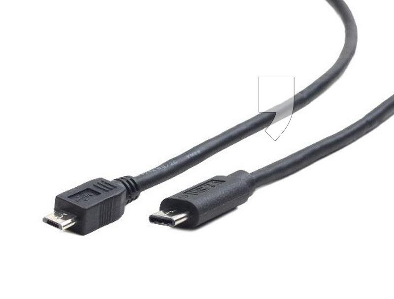 Gembird Kabel USB 2.0 Micro BM-CM 1.8m czarny AKGEMKUC0000004