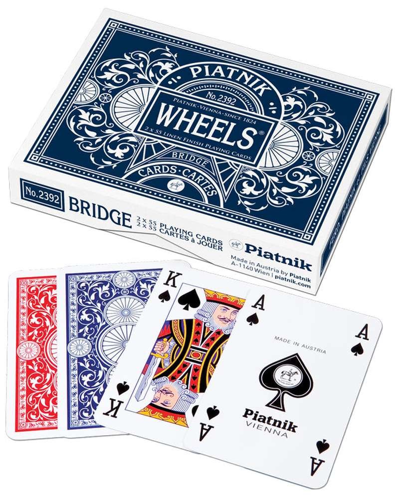 Luksusowe Karty Do Gry Piatnik Wheels Poker Brydż