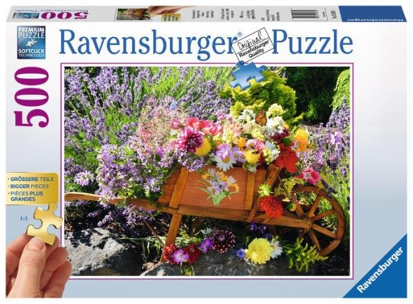 Ravensburger Puzzle 500 elementów. Kwiaty