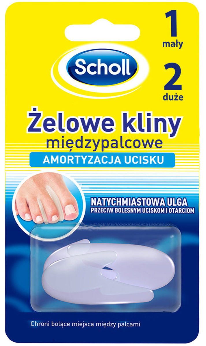 Scholl RECKITT BENCKISER POLAND S.A. Gelactiv kliny 3 sztuki