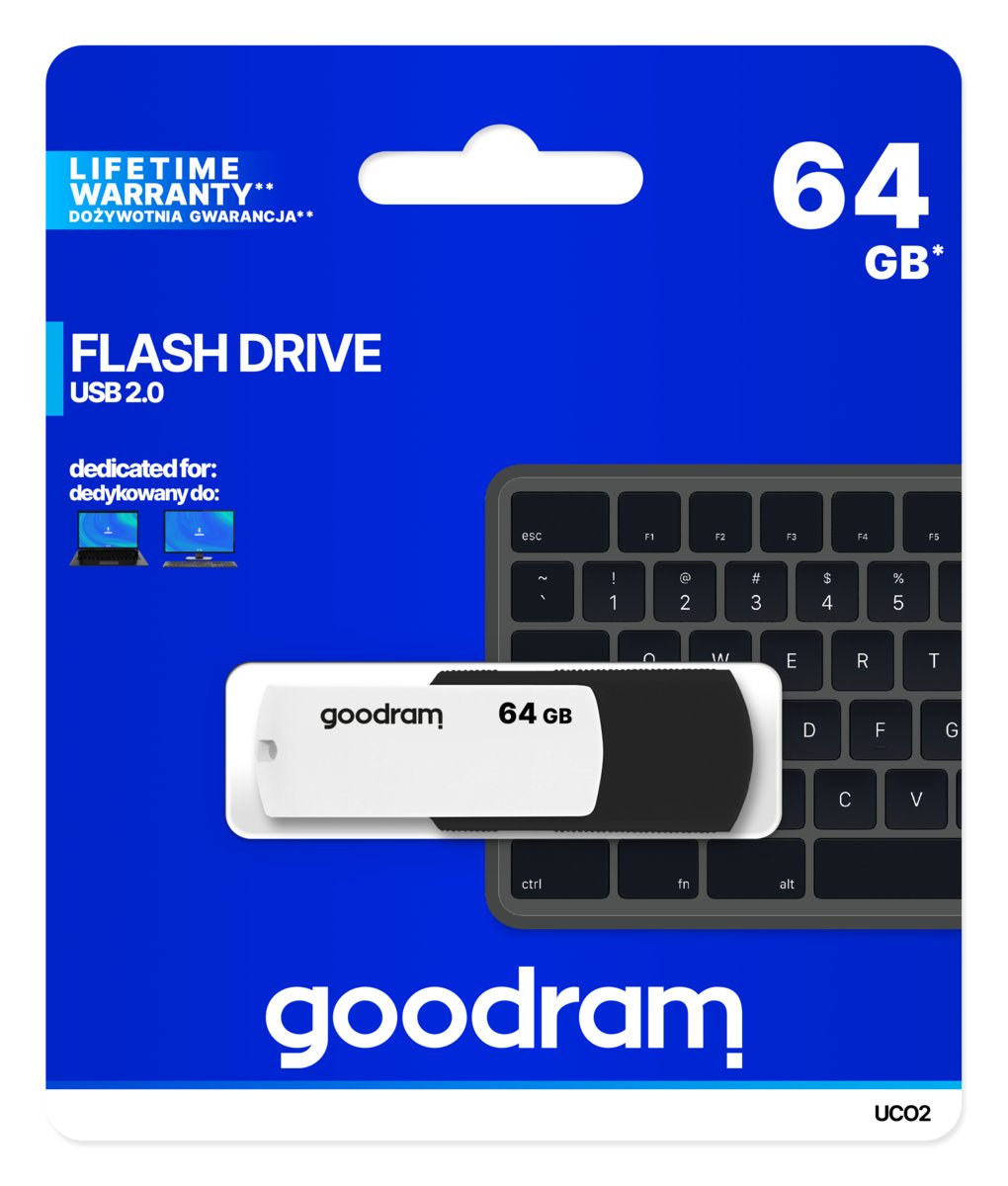 Goodram Black&White 64GB (UCO2-0640KWR11)