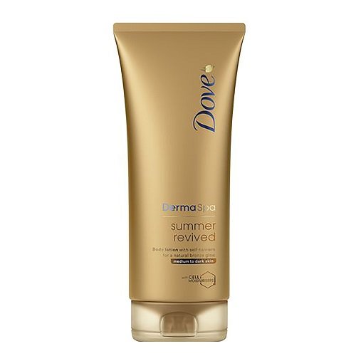 Dove DERMA SPA SUMMER REVIVED Brązujący balsam do ciała ciemna karnacja, 200 ml 8712561982849