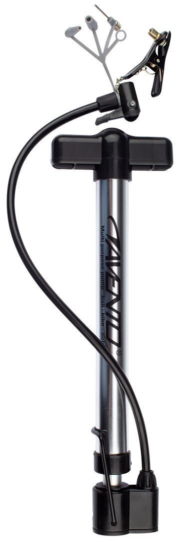 Pompka rowerowa z wężykiem piłek roweru Avento 4w1