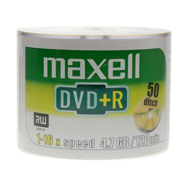 Maxell DVD+R 4.7GB 16* SPIN50 504977