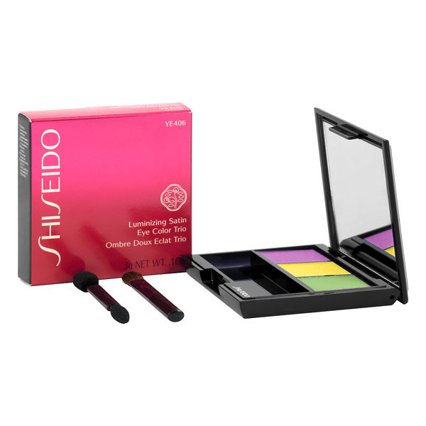 Shiseido Eyes Luminizing Satin trio cienie do powiek odcień YE 406 Tropicalia 3 g