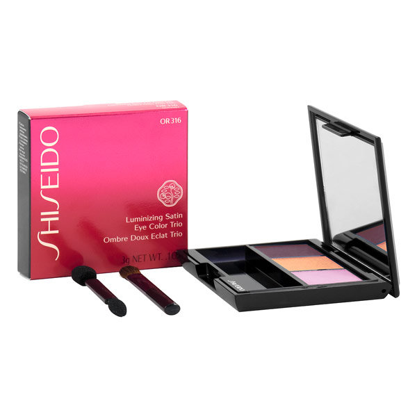 Shiseido Luminizing Satin Eye Color Trio, potrójny cień do powiek OR 316 Trio, 3 g