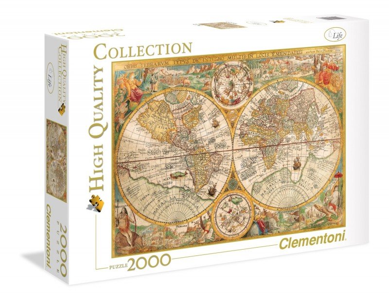 Clementoni Puzzle High Quality Collection 2000 Ancient Map