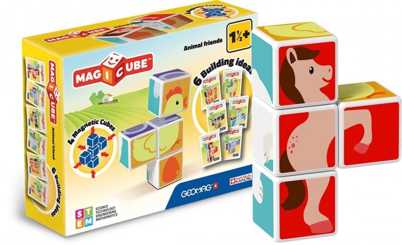 Magicube, klocki magnetyczne Zwierzęta domowe, G132