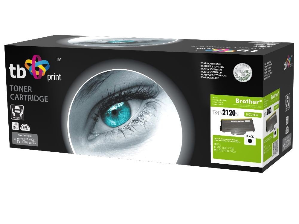 TB Print Toner do Brother TN2120 TB-TN2120N BK 100% nowy TB-TN2120N